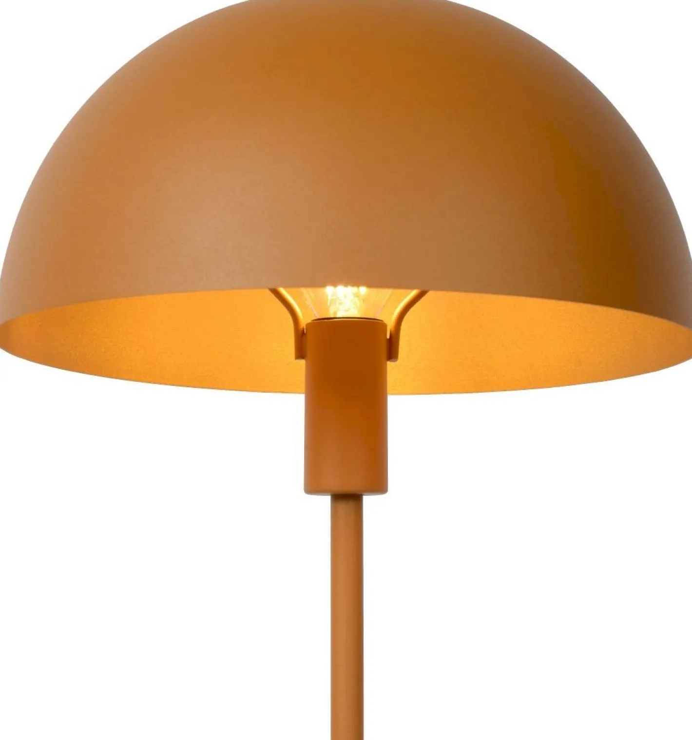 Hot Lucide Siemon Tafellamp Okergeel, Goud