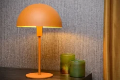 Hot Lucide Siemon Tafellamp Okergeel, Goud