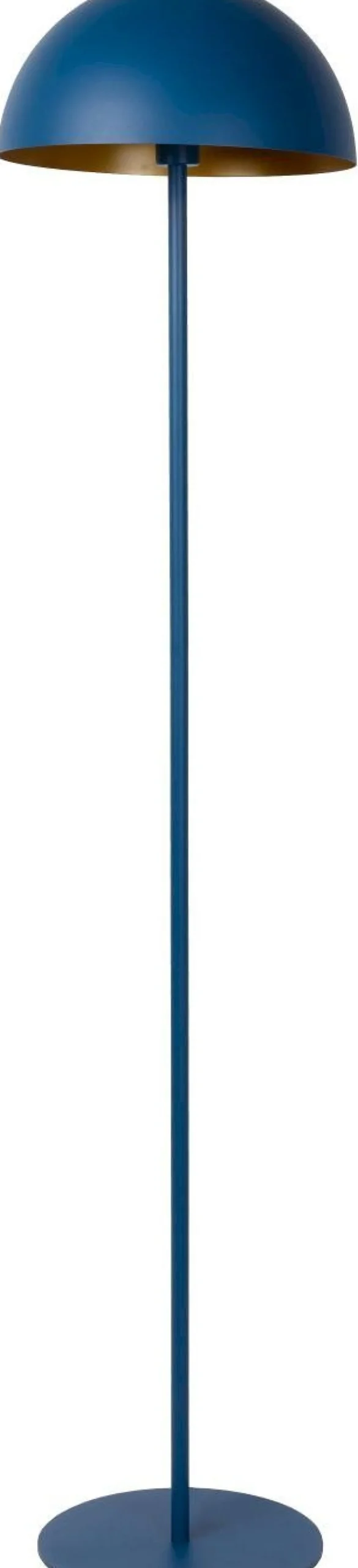 Outlet Lucide Siemon Vloerlamp Blauw, Goud