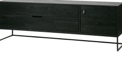 Clearance WOOOD Silas Breed Tv-meubel Black Night