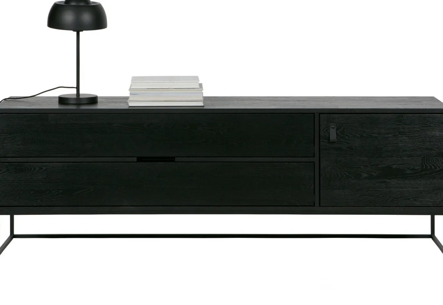 Clearance WOOOD Silas Breed Tv-meubel Black Night