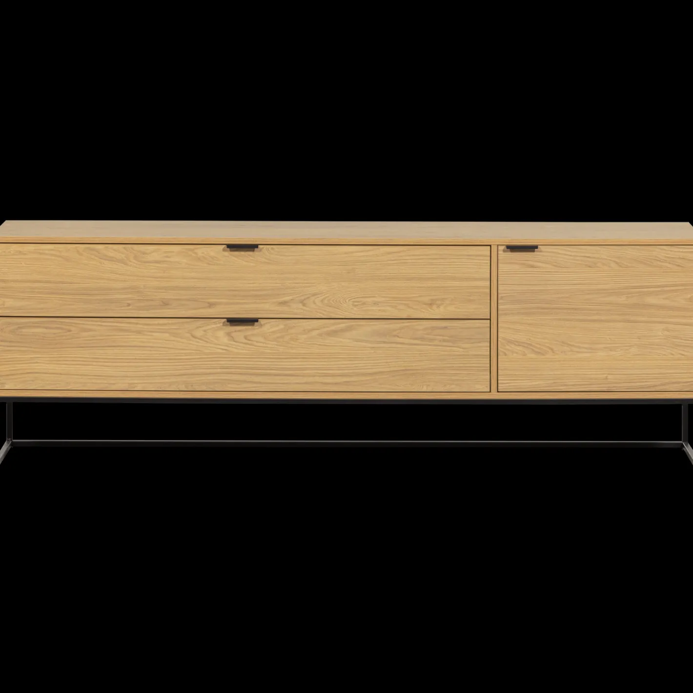 Best WOOOD Silas Breed Tv-meubel Oak