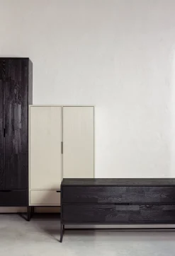 Discount WOOOD Silas Hoge Opbergkast Black Night