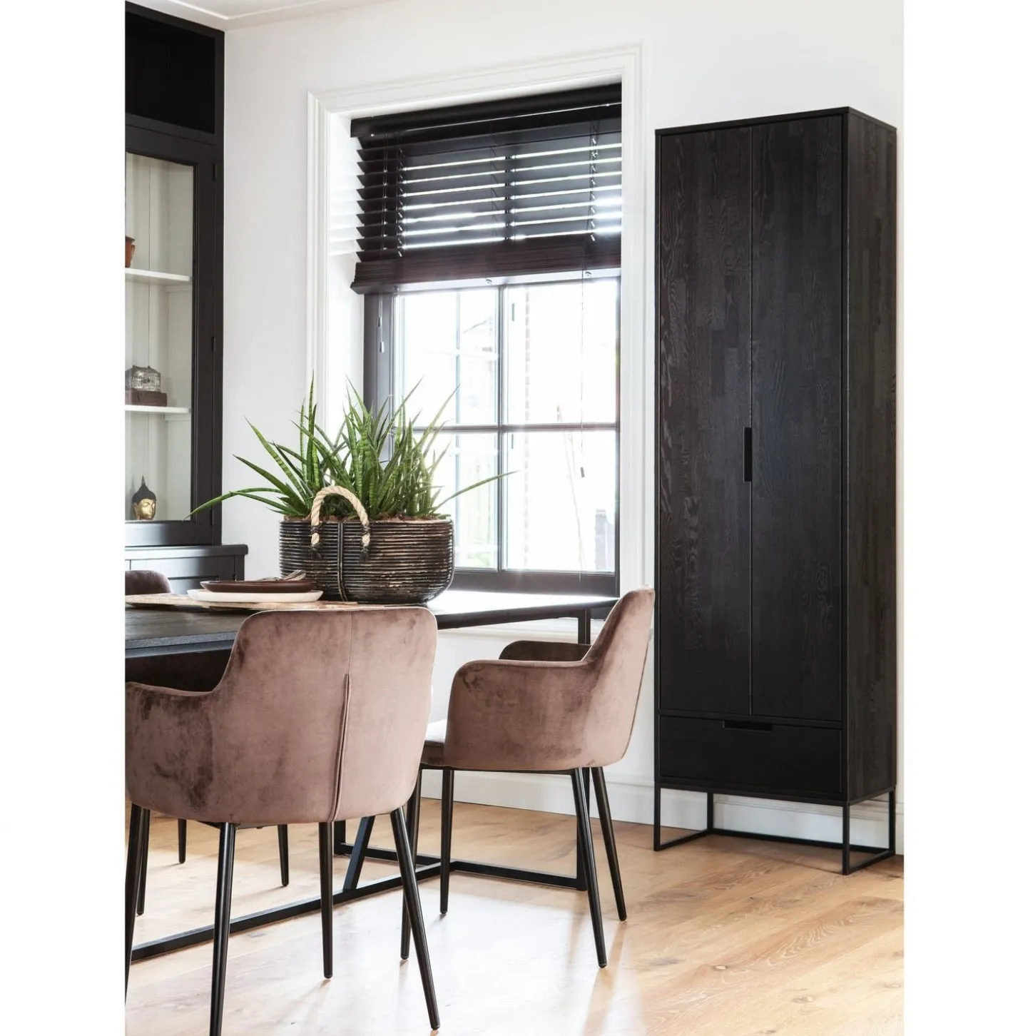 Discount WOOOD Silas Hoge Opbergkast Black Night