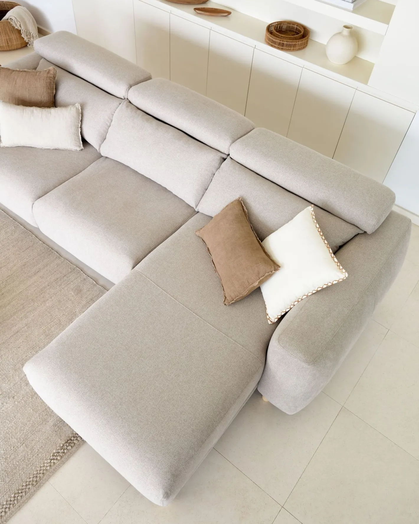 Sale Kave Home Singa 3-Zitsbank Beige