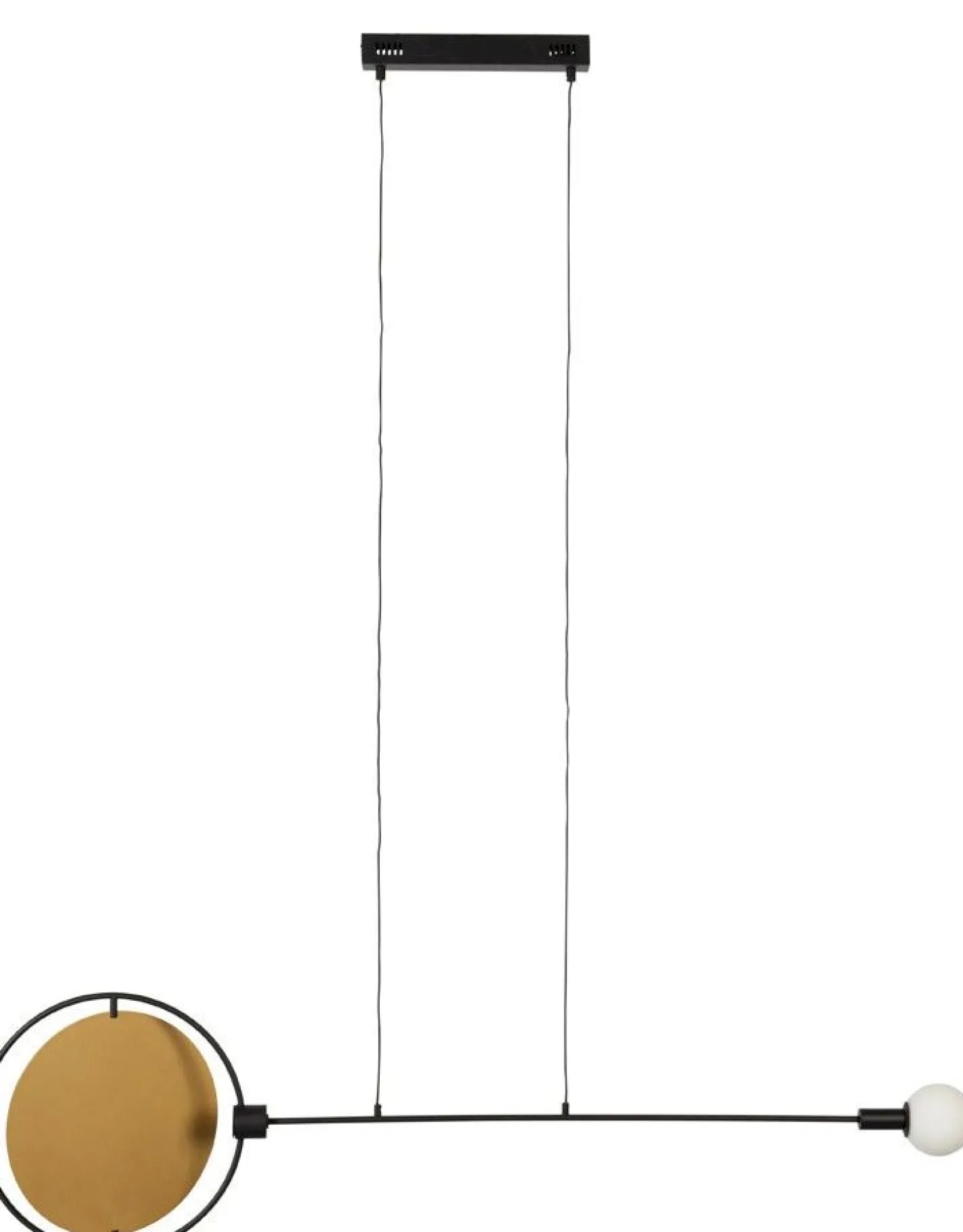 Online Zuiver Sirius Hanglamp Zwart, Goud