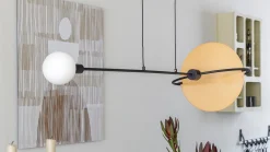 Online Zuiver Sirius Hanglamp Zwart, Goud