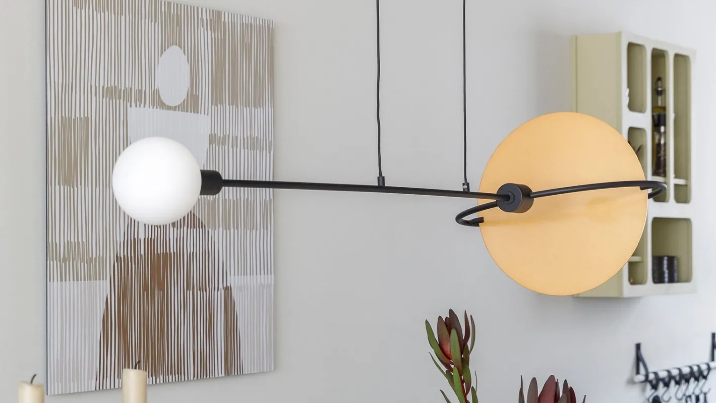 Online Zuiver Sirius Hanglamp Zwart, Goud