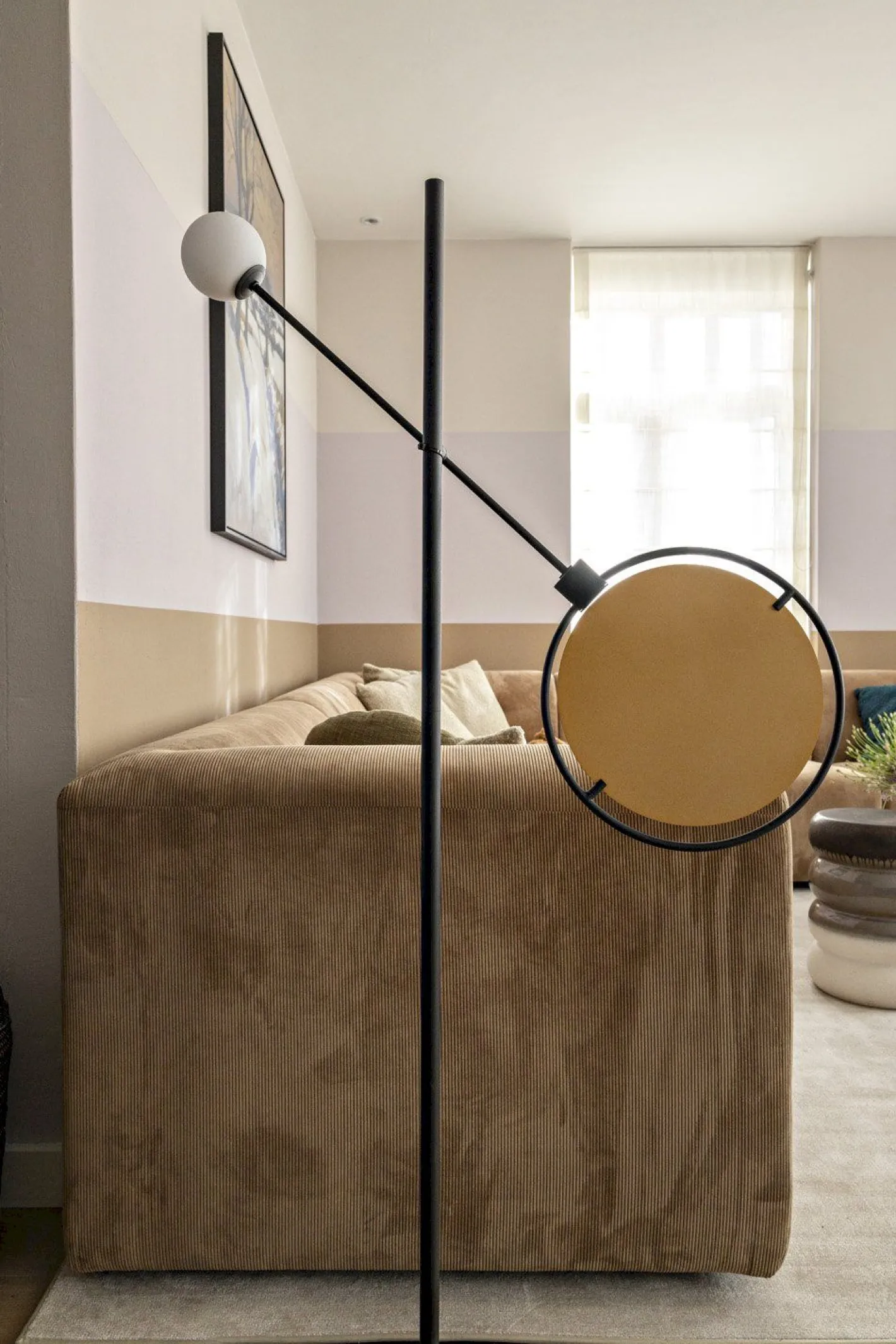 Sale Zuiver Sirius Vloerlamp Zwart, Goud