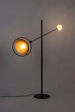 Sale Zuiver Sirius Vloerlamp Zwart, Goud