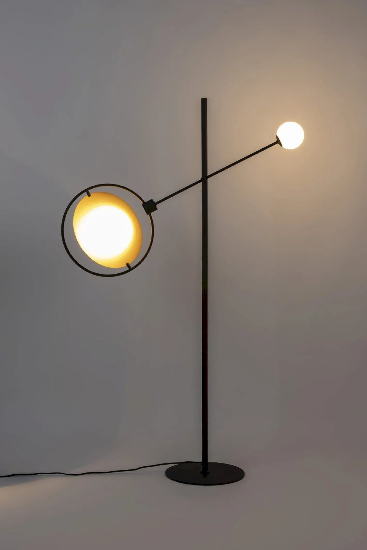 Sale Zuiver Sirius Vloerlamp Zwart, Goud
