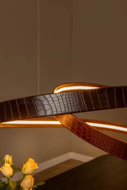 Online Lucide Slalom Hanglamp Koffie