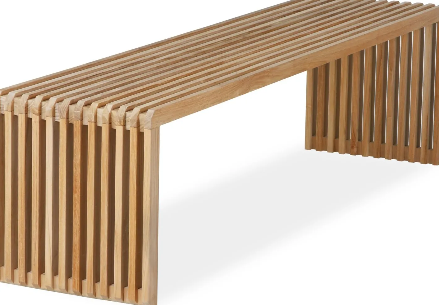 Hot HKLIVING Slatted L Bank Naturel