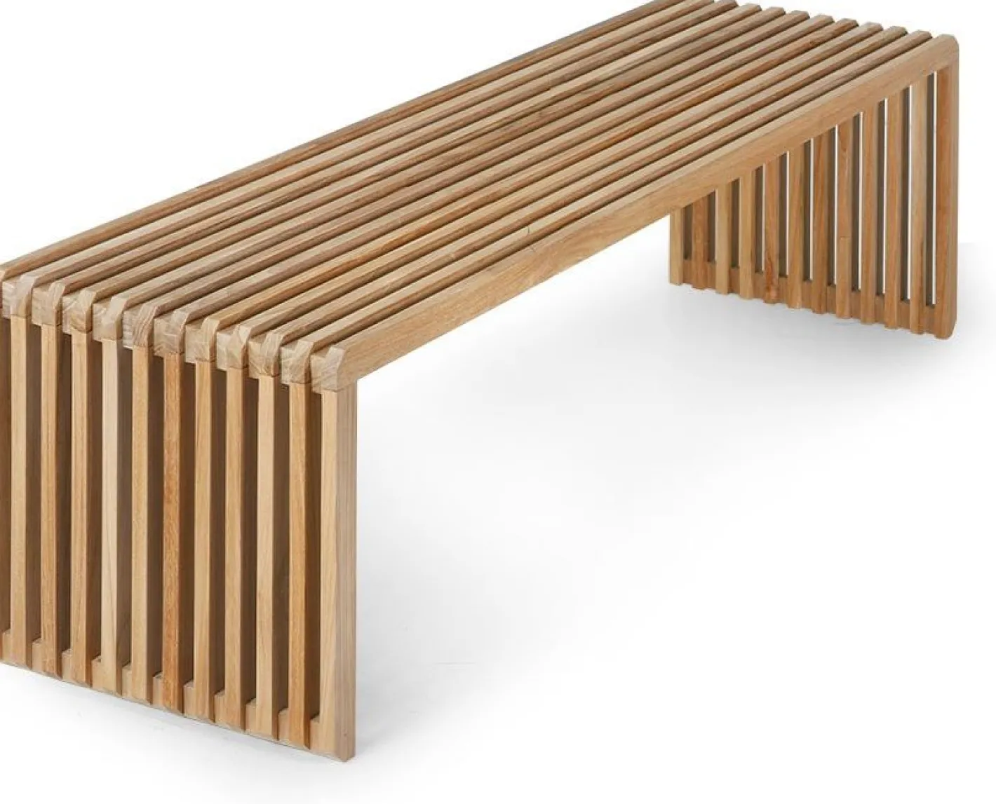 Hot HKLIVING Slatted L Bank Naturel