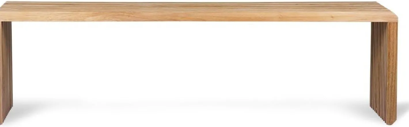 Hot HKLIVING Slatted L Bank Naturel