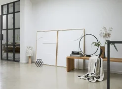 Hot HKLIVING Slatted L Bank Naturel