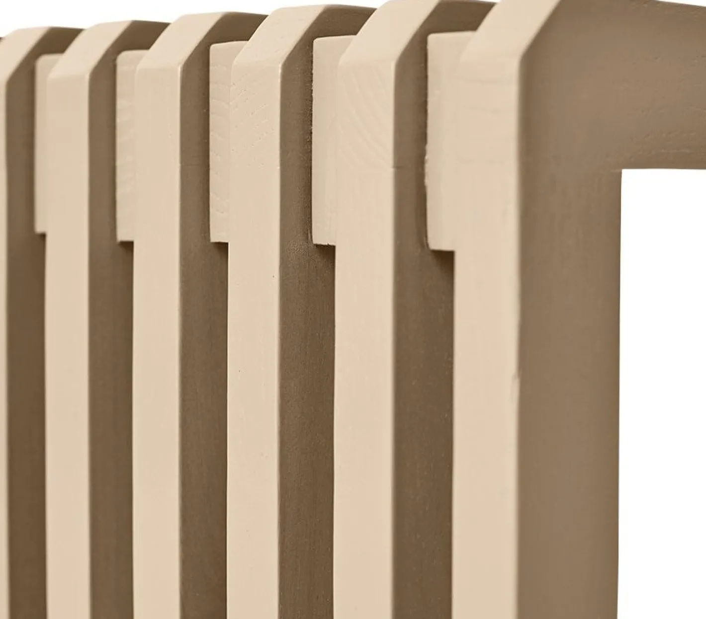 HKLIVING Slatted L Bank Sand