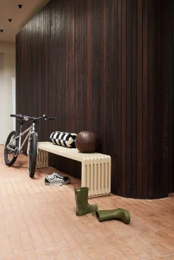 HKLIVING Slatted L Bank Sand