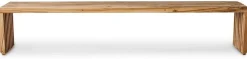 HKLIVING Slatted XL Bank Natural teak