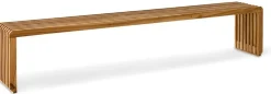 HKLIVING Slatted XL Bank Natural teak
