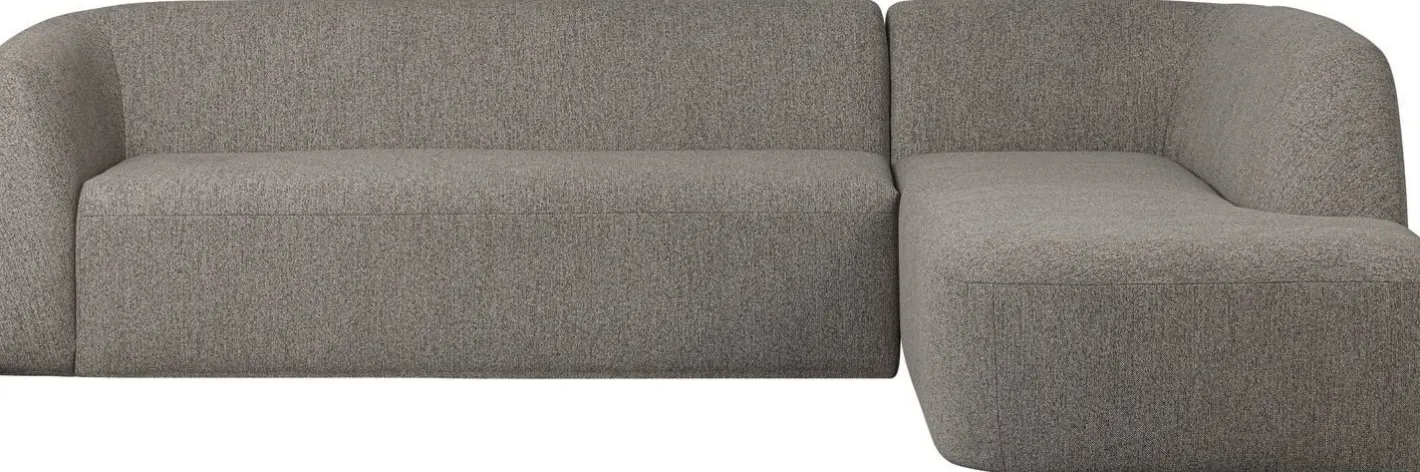 WOOOD Sloping Hoekbank Grey Melange