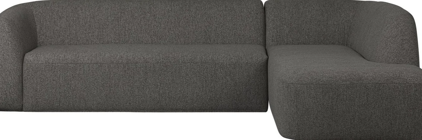 Sale WOOOD Sloping Hoekbank Grey/Black Melange
