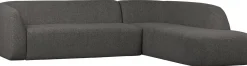 Sale WOOOD Sloping Hoekbank Grey/Black Melange