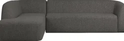 Best WOOOD Sloping Hoekbank Grey/Black Melange