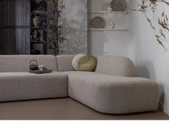 Online WOOOD Sloping Hoekbank Natural Melange
