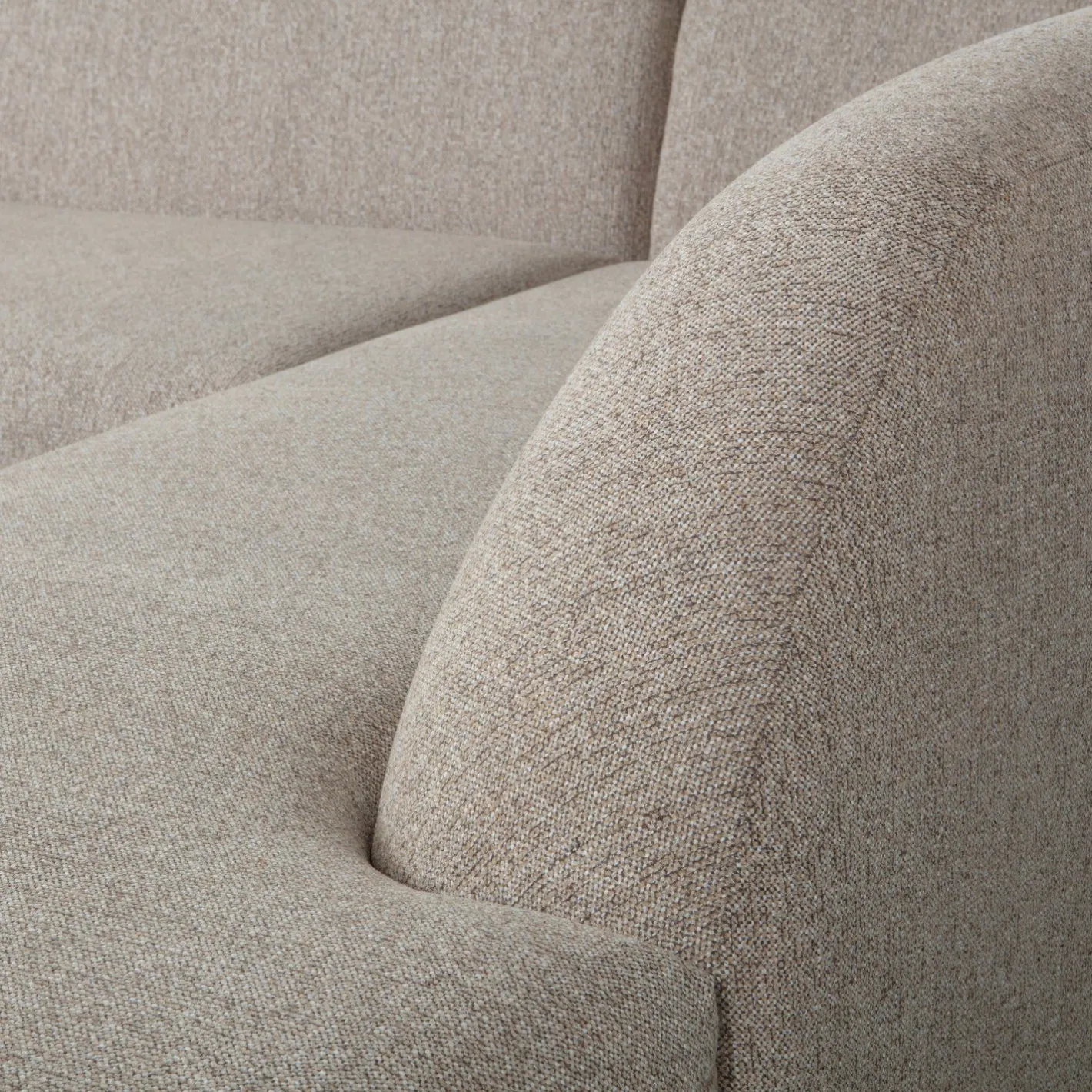 Online WOOOD Sloping Hoekbank Natural Melange