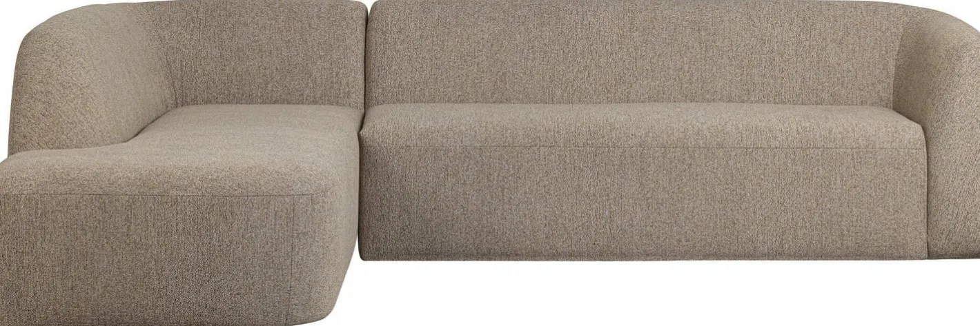 New WOOOD Sloping Hoekbank Natural Melange
