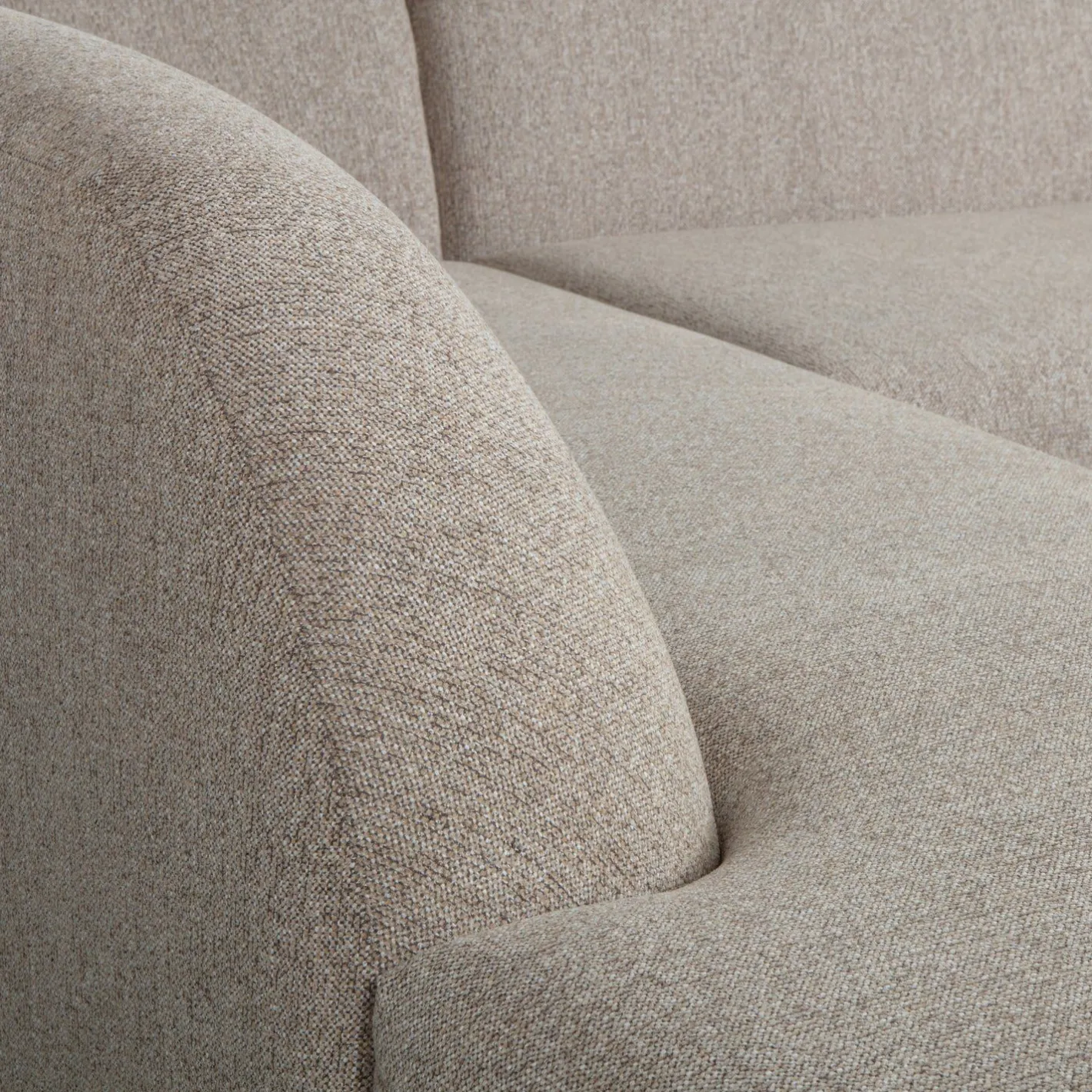 New WOOOD Sloping Hoekbank Natural Melange