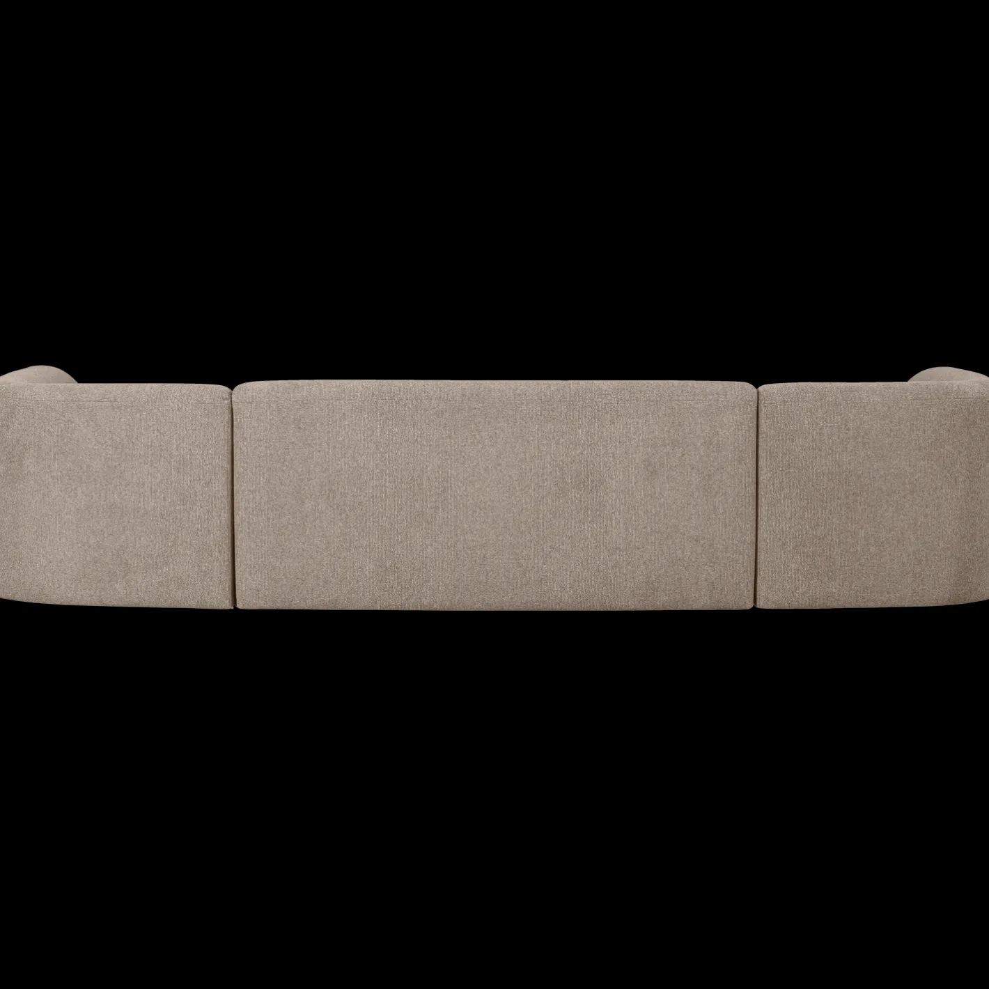 Online WOOOD Sloping U-bank Naturel Melange