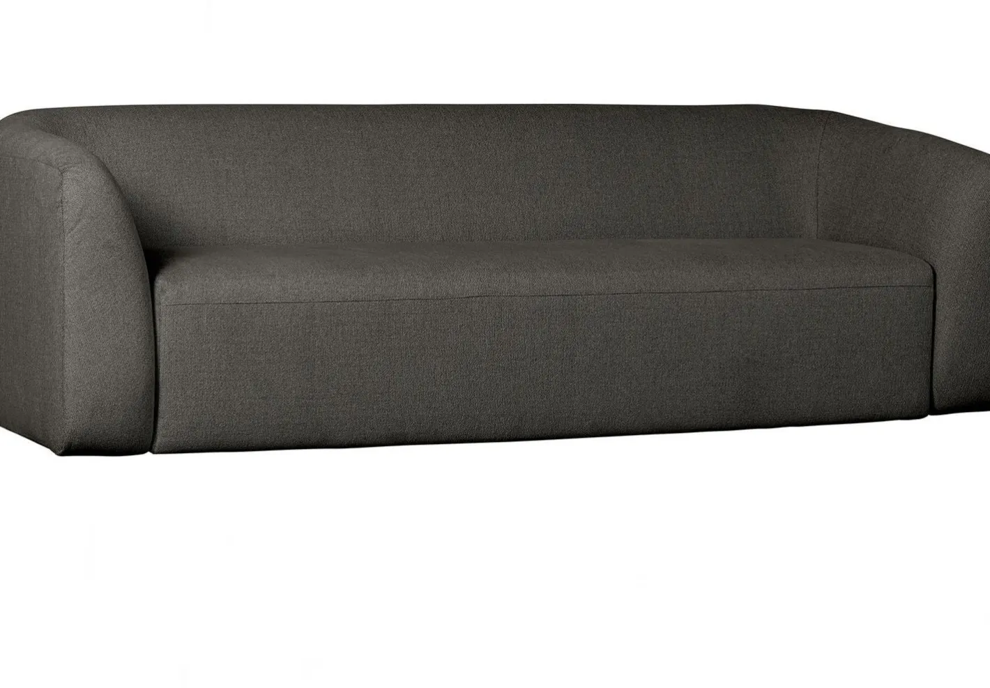 Discount WOOOD Sloping 3-Zitsbank Grey, Black Melange