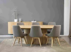 Discount Skovby SM115 Eettafel Naturel