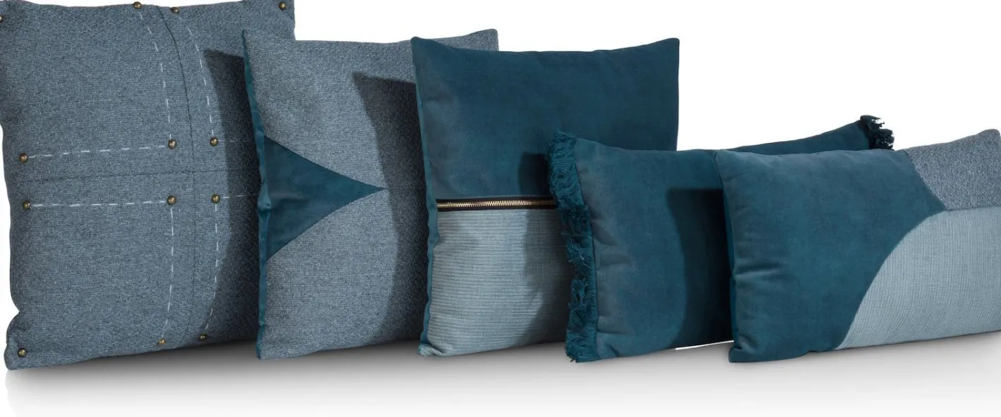 COCO maison Sofia Sierkussen Blauw