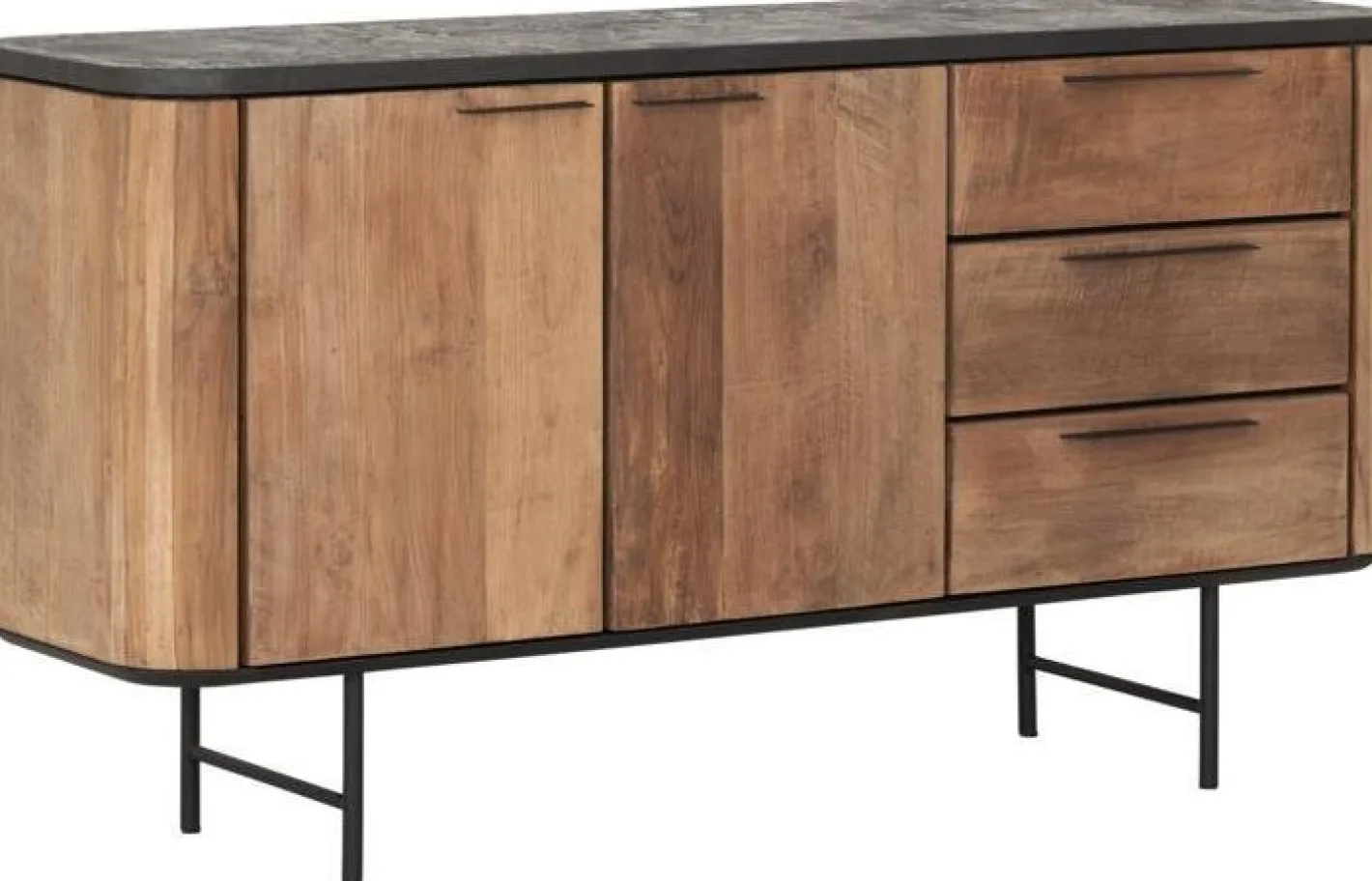 Best DTP Home Soho Dressoir Bruin, Zwart