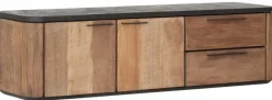 DTP Home Soho Hangend Tv-meubel Bruin, Zwart