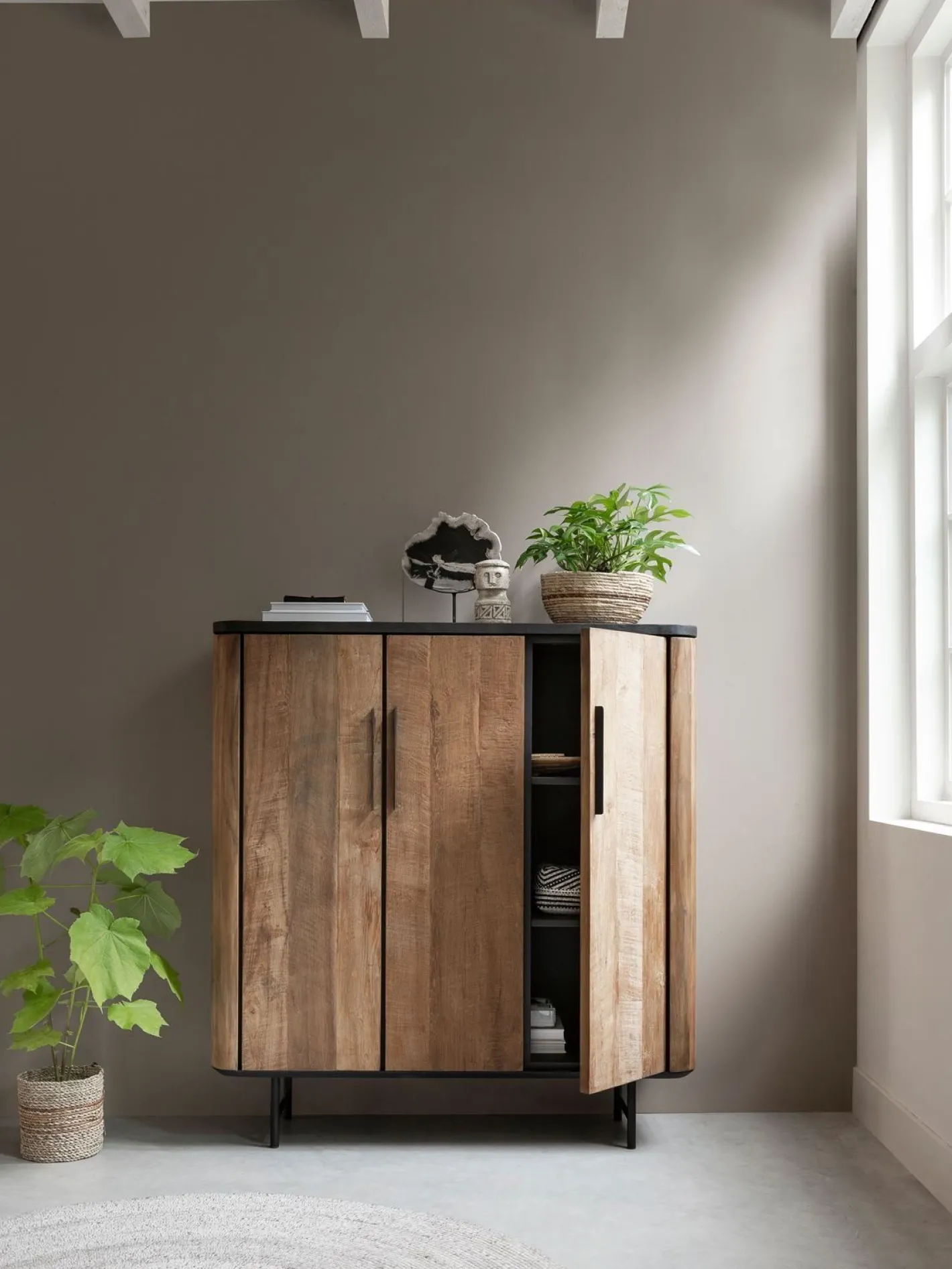 Online DTP Home Soho Opbergkast Bruin, Zwart