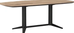 Best DTP Home Soho Teak Eettafel Bruin, Zwart