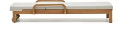 Online Kave Home Sonsaura Outdoor Ligstoel Naturel, Grijs