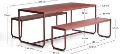 Best Kave Home Sotil Picknickset Rood