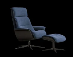 Stressless Spider Fauteuil + Hocker Black