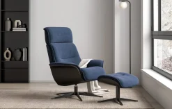 Stressless Spider Fauteuil + Hocker Black