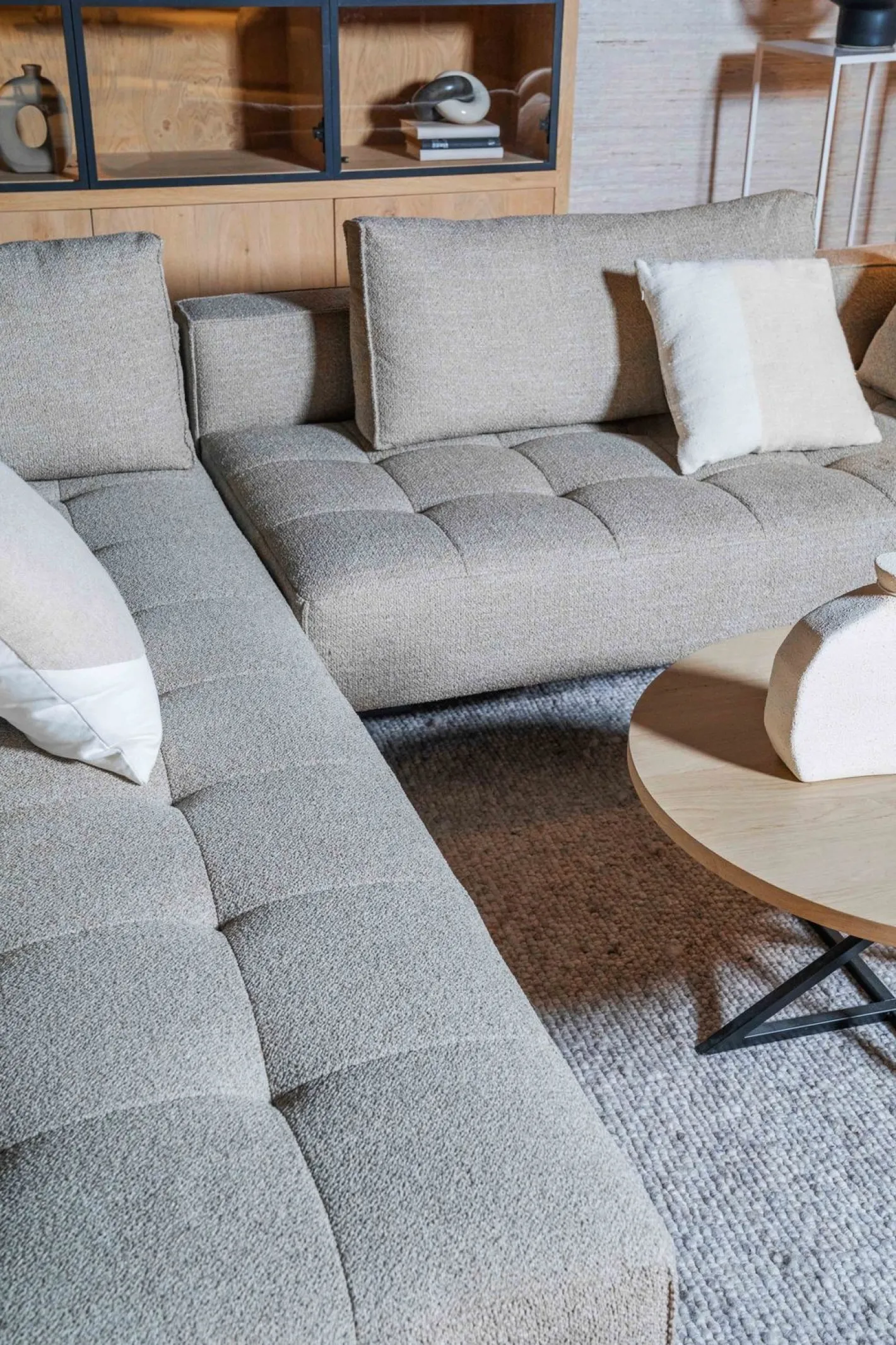Outlet Eijerkamp Collectie Square Hoekbank Liver