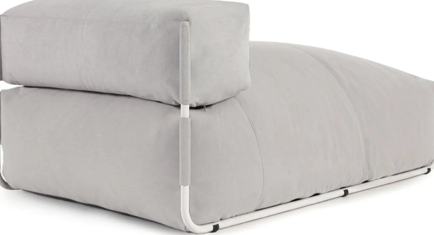New Kave Home Square Outdoor Chaise Longue Grijs