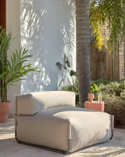 Clearance Kave Home Square Outdoor Lounge Fauteuil Groen