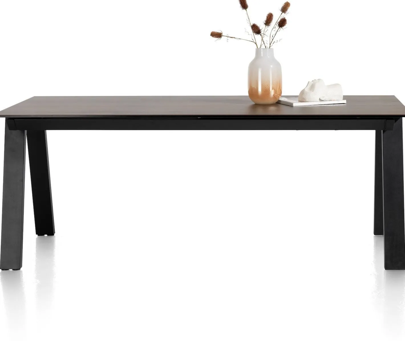 Outlet Henders en Hazel Stanford Uitschuiftafel Roest