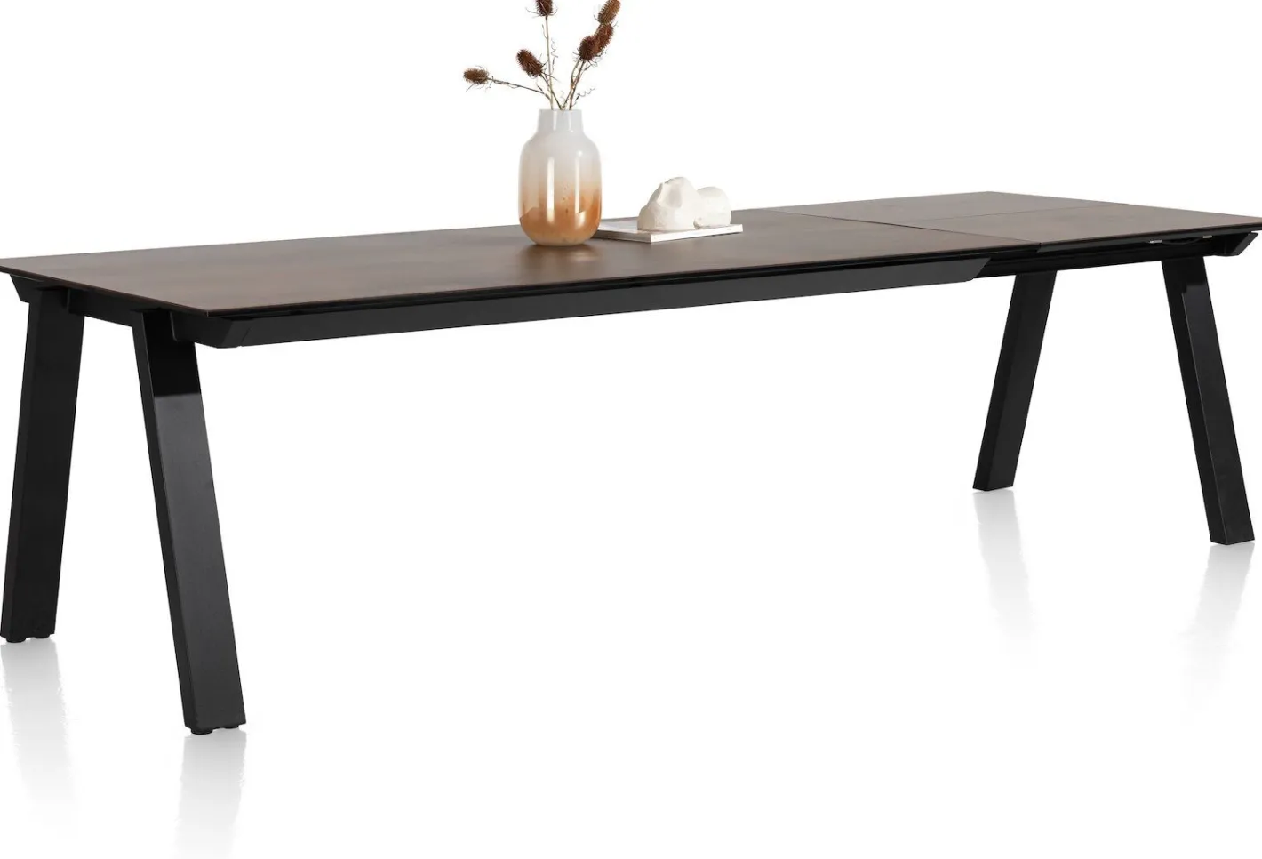 Outlet Henders en Hazel Stanford Uitschuiftafel Roest