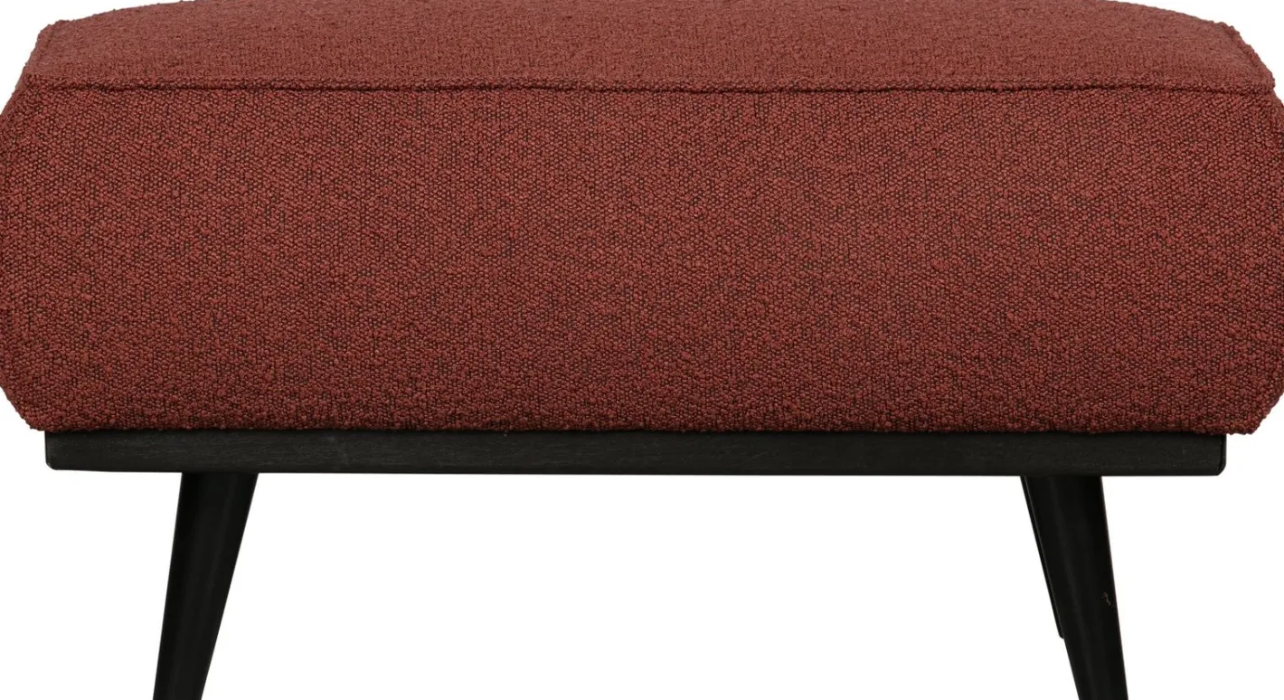 Discount WOOOD Statement Bouclé Hocker Chestnut